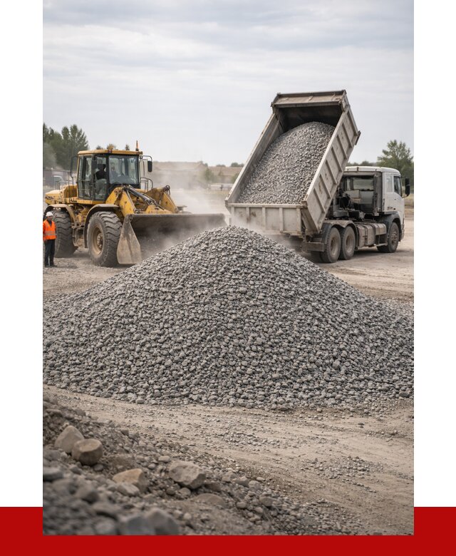 Купить щебень с доставкой в Новокубанске от 2600 руб. | ПРОНЕРУДНкб