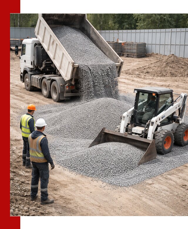 Доставка и продажа гранитного щебня фракции 0-5 в Новокубанске