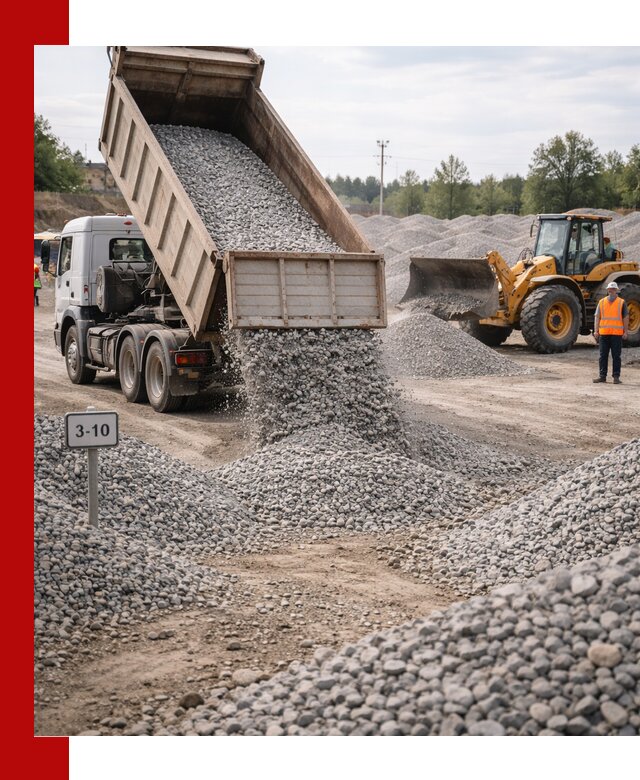 Гранитный щебень фракции 3–10: доставка и продажа в Новокубанске