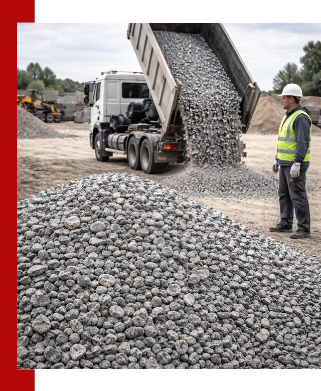 Доставка и продажа гранитного щебня фракции 5-20 в Новокубанске