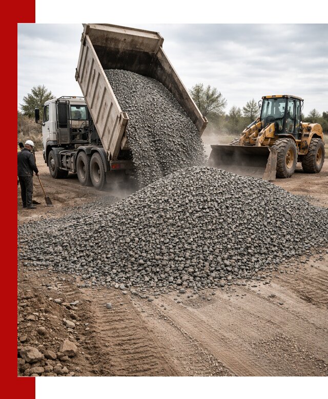 Гранитный щебень фракция 10-20 с доставкой в Новокубанске