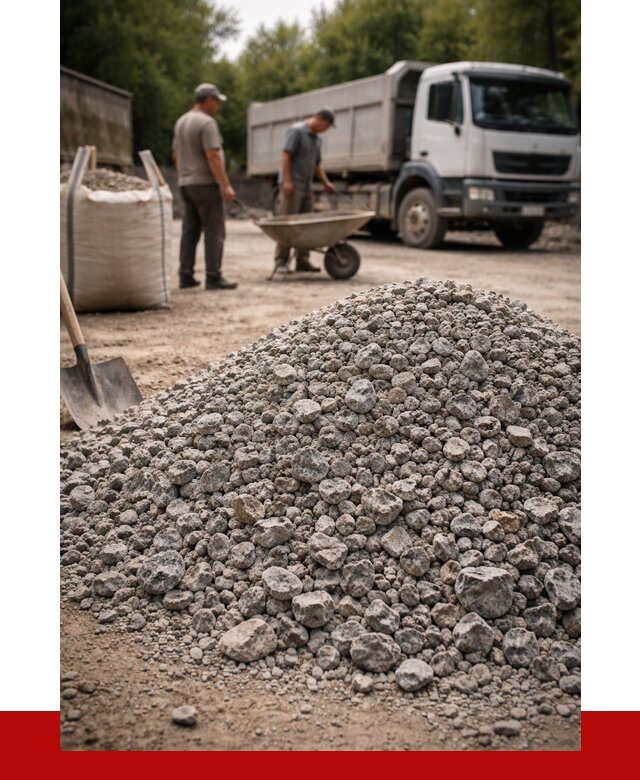 Гранитный щебень фракция 20-40 в Новокубанске от 3327 руб. ПРОНЕРУДНкб