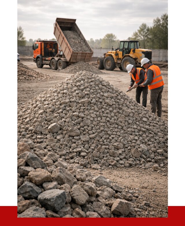 Гранитный щебень фракция 40-70 в Новокубанске от 2600 руб ПРОНЕРУДНкб