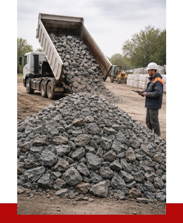 Гранитный щебень фракция 100-200 в Новокубанске от 4367 р. ПРОНЕРУДНкб