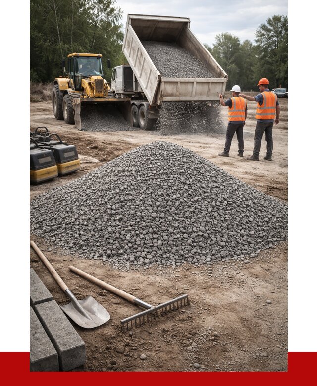Гравийный щебень купить в Новокубанске от 2288 р. ПРОНЕРУДНкб