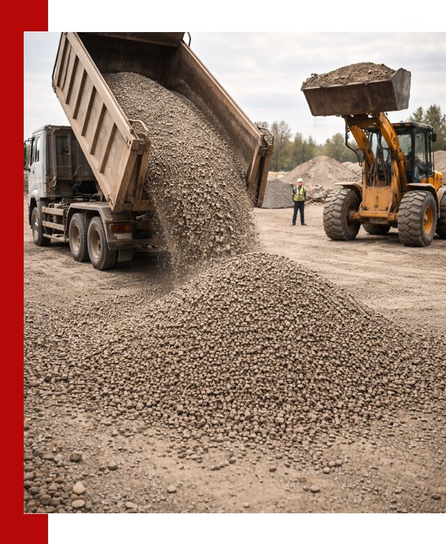 Гравийный щебень фракция 3–10 с доставкой в Новокубанске