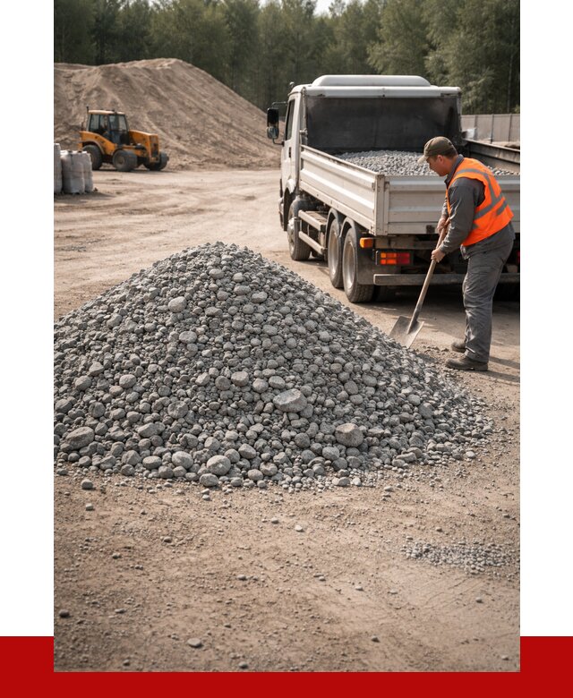 Гравийный щебень фракция 5-10 в Новокубанске от 2288 р. | ПРОНЕРУДНкб