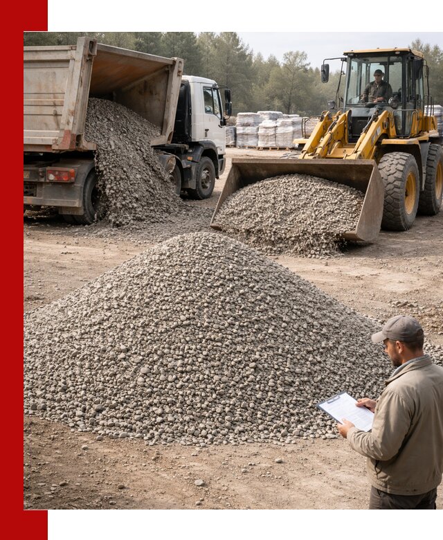 Гравийный щебень фракция 5–10 с доставкой в Новокубанске