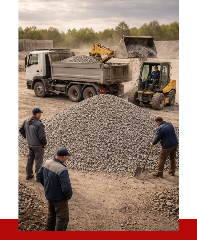Гравийный щебень фракция 5-20 в Новокубанске от 2496 р. ПРОНЕРУДНкб