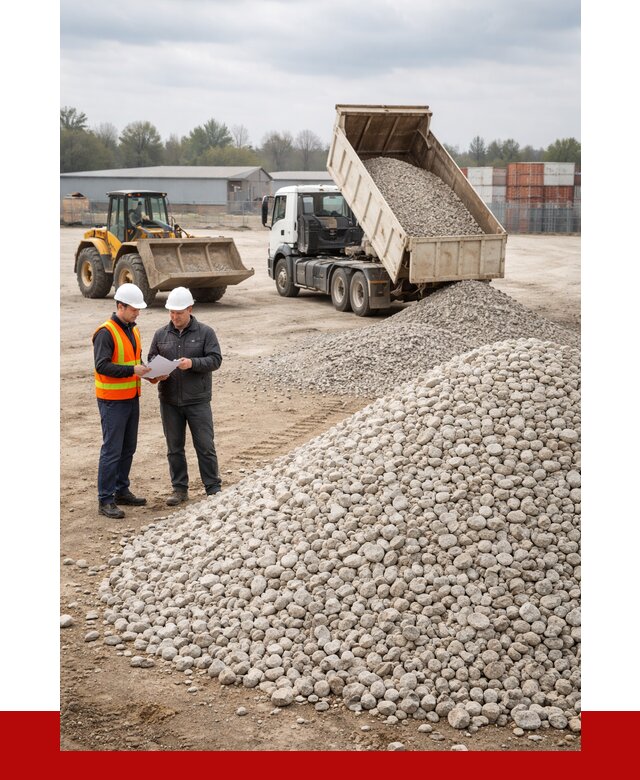 Известняковый щебень в Новокубанске от 1456 р. доставка | ПРОНЕРУДНкб