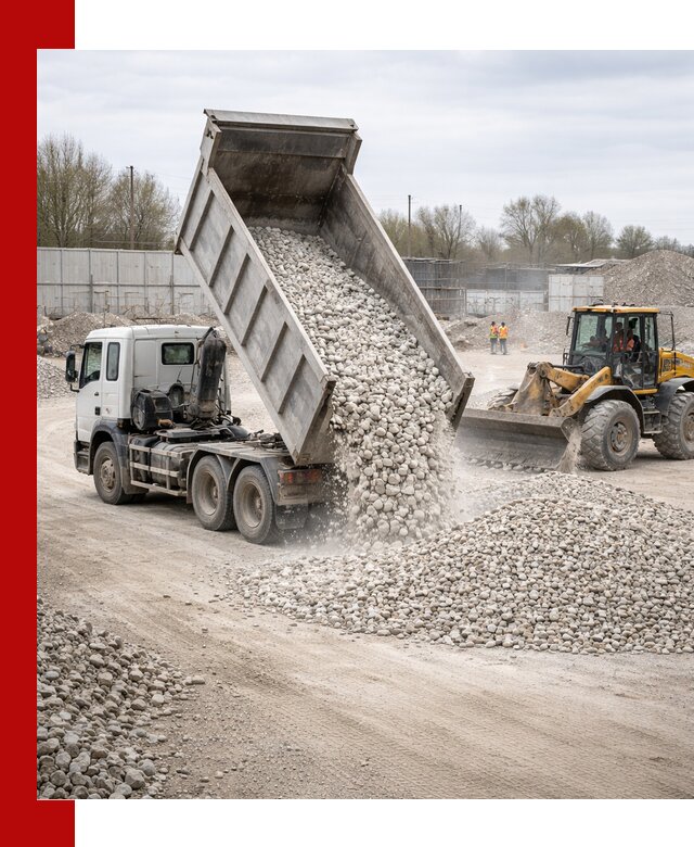 Доставка и продажа известнякового щебня в Новокубанске