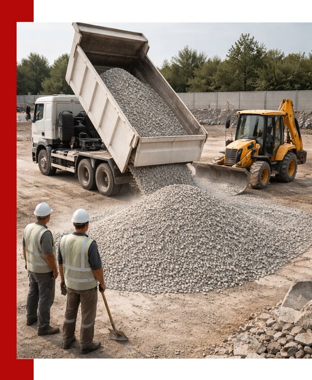 Купить известняковый щебень фракции 5–10 мм с доставкой в Новокубанске