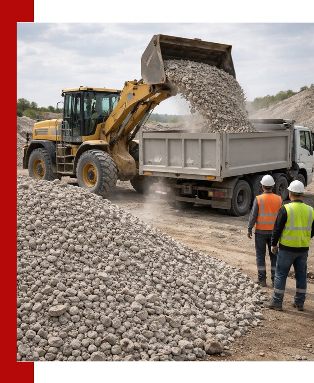 Доломитовый щебень фракция 40–71 доставка и продажа в Новокубанске