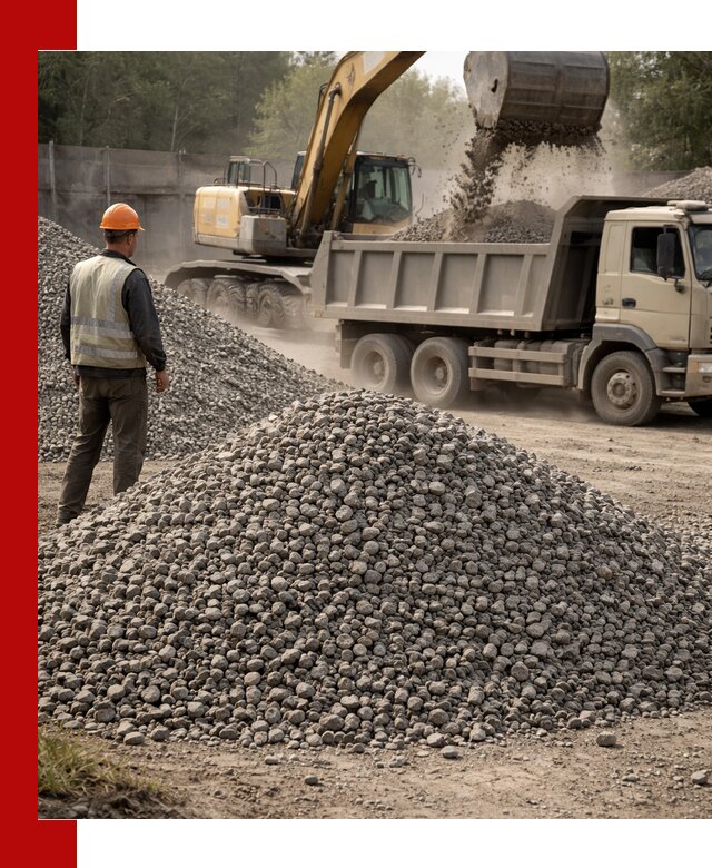 Шлаковый щебень фракция 5-20 с доставкой в Новокубанске