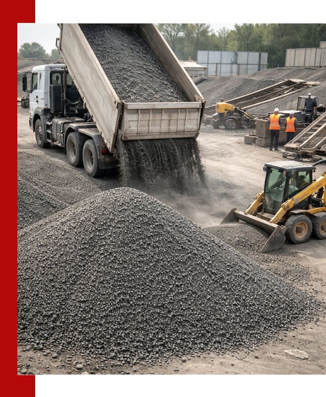 Вторичный щебень фракция 0–5 с доставкой в Новокубанске