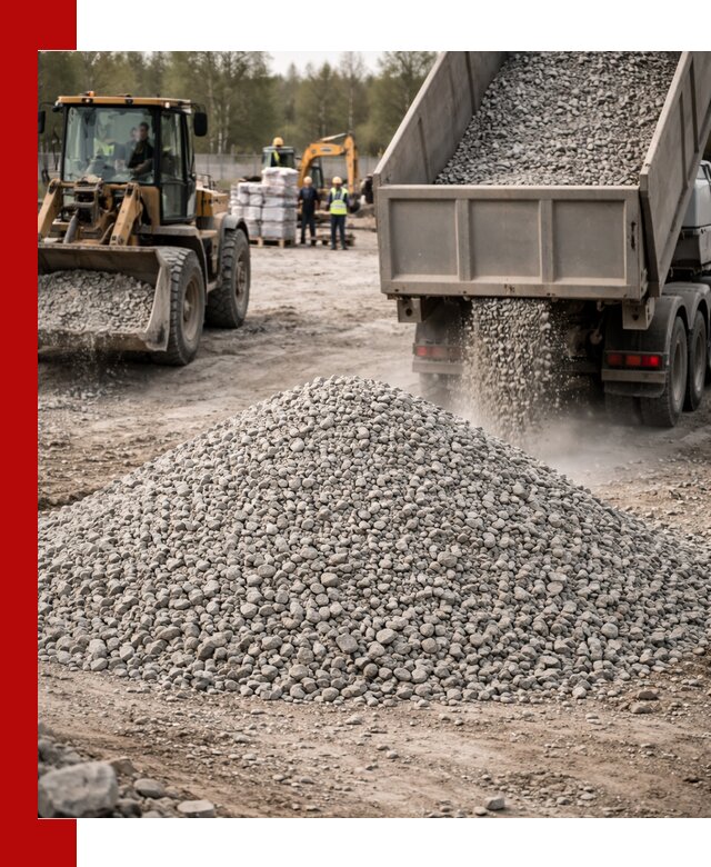 Вторичный щебень фракции 5-20 в Новокубанске — доставка и продажа крупнотоннажно