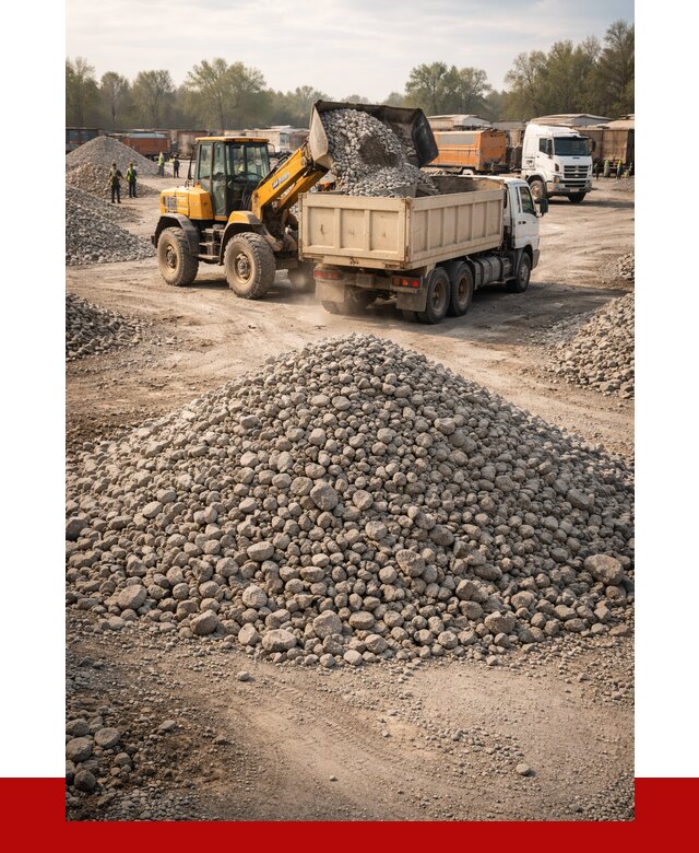 Вторичный щебень фракция 40-70 в Новокубанске от 1809 р, ПРОНЕРУДНкб