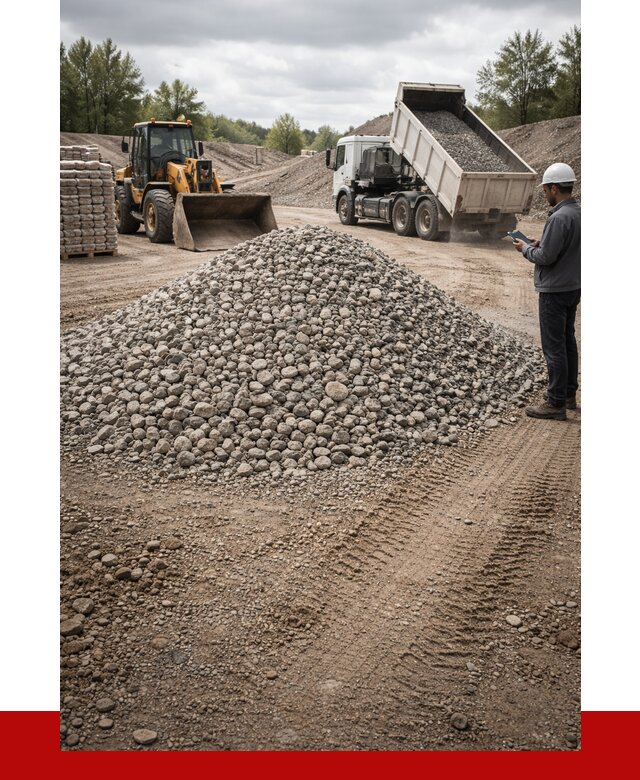 Купить бетонный щебень в Новокубанске, от 3327 р. ПРОНЕРУДНкб