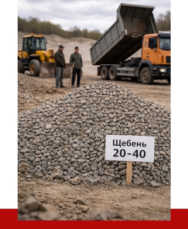 Бетонный щебень фракция 20-40 в Новокубанске от 2548 р. | ПРОНЕРУДНкб