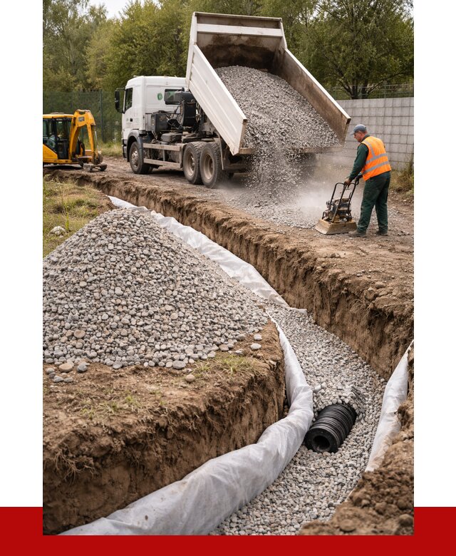 Щебень для дренажа в Новокубанске от 1924 р., ПРОНЕРУДНкб доставка
