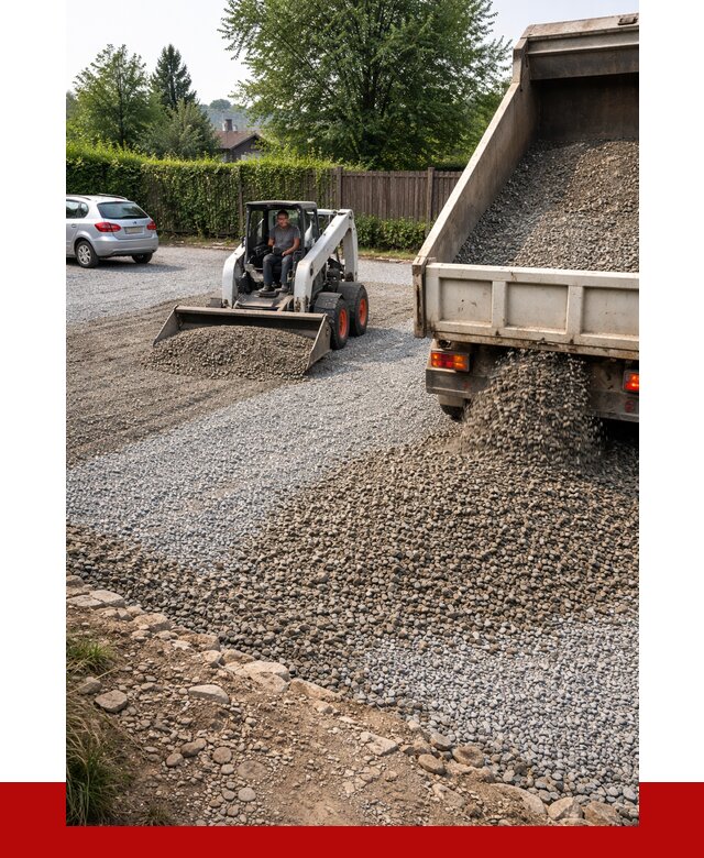 Щебень для парковки в Новокубанске с доставкой от 1248 р.| ПРОНЕРУДНкб