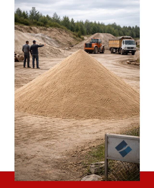Карьерный песок навалом в Новокубанске от 1872 р. | ПРОНЕРУДНкб