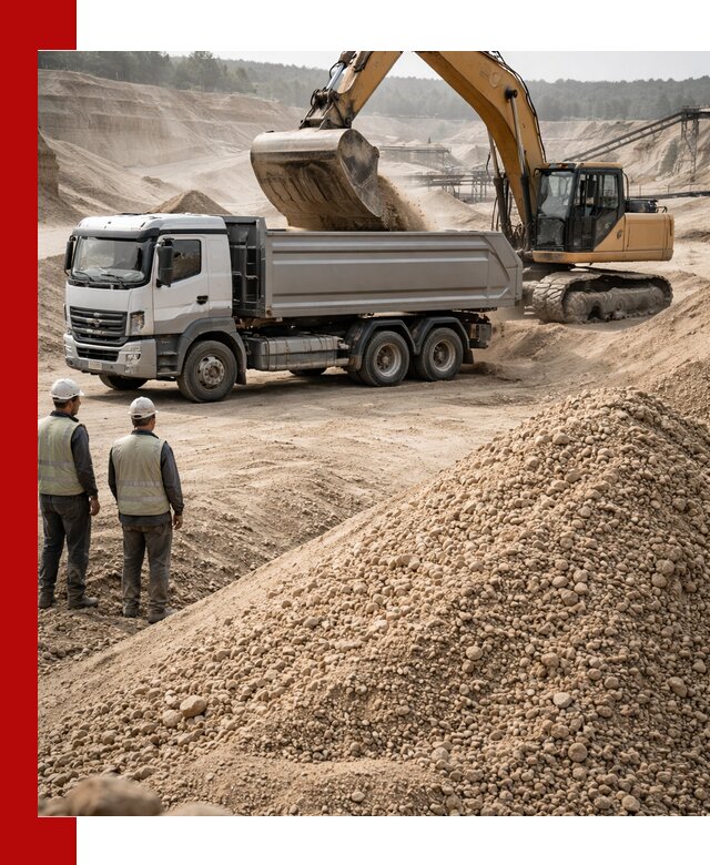 Карьерный крупнозернистый песок с доставкой в Новокубанске