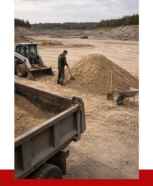 Карьерный песок среднезернистый в Новокубанске, от 2288 р. ПРОНЕРУДНкб
