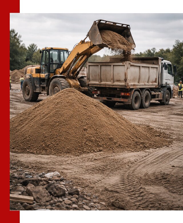 Доставка речного песка навалом в Новокубанске быстро и выгодно