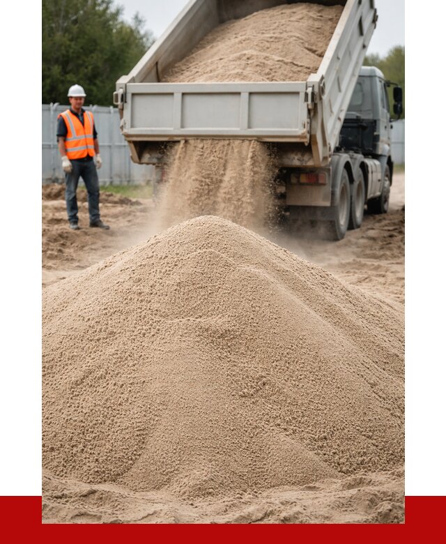 Купить сеяный песок с доставкой в Новокубанске от 2288 р ПРОНЕРУДНкб