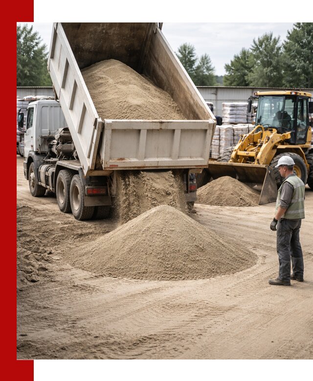 Поставка и доставка песка для бетона в Новокубанске