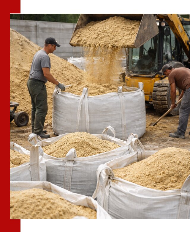 Поставка качественного песка для кладки в Новокубанске