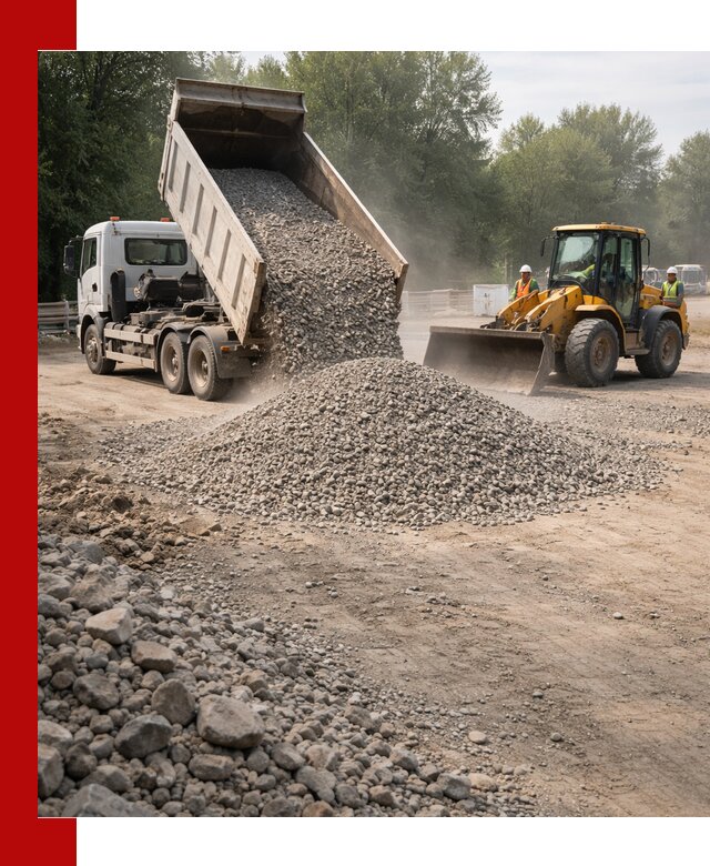 Гравий фракция 5–20 доставка в Новокубанске оптом и в розницу
