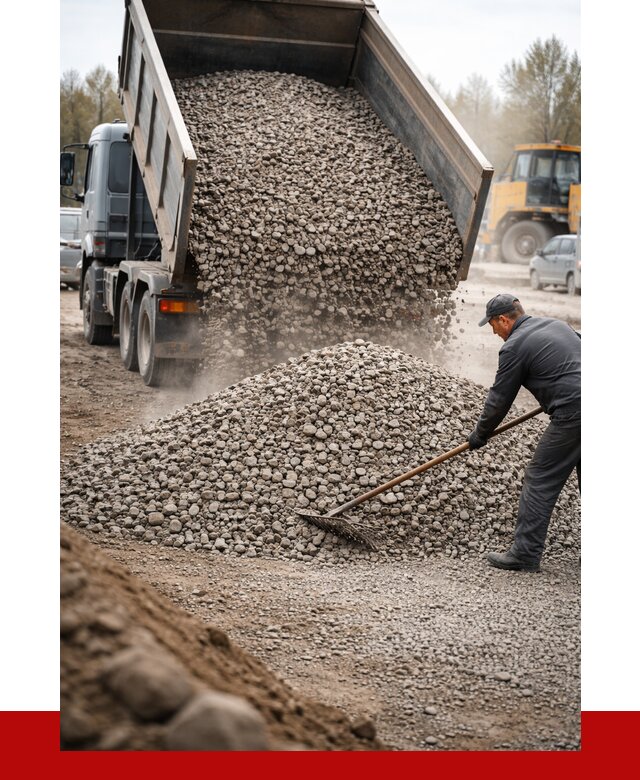 Гравий фракция 20-40 в Новокубанске от 2600 р. доставка | ПРОНЕРУДНкб