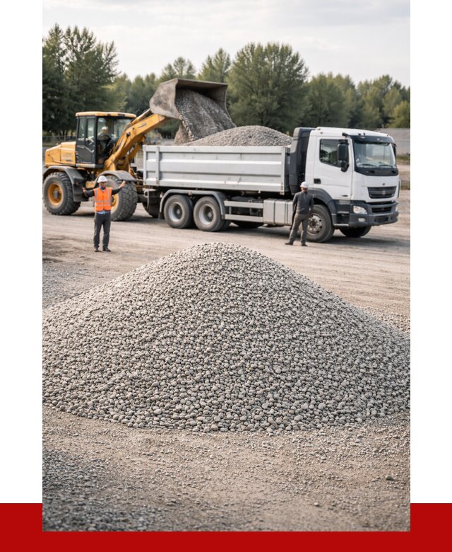 Купить мытый гравий в Новокубанске от 3639 р, доставка ПРОНЕРУДНкб
