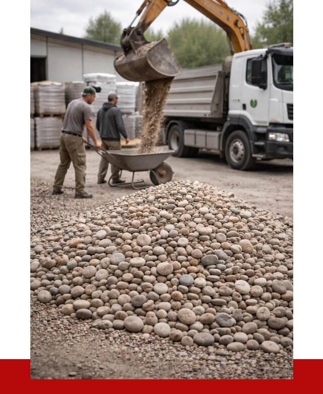 Галька декоративная в Новокубанске от 3327 р. за куб | ПРОНЕРУДНкб