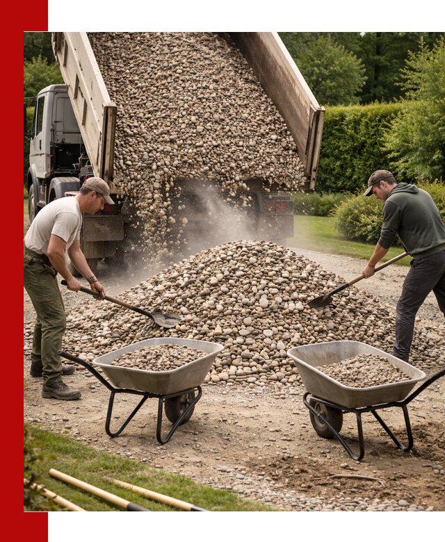 Доставка и продажа декоративной гальки в Новокубанске