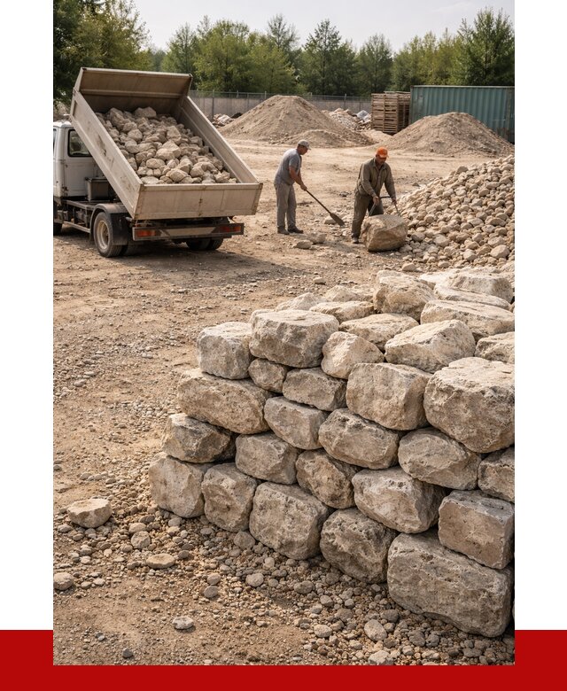 Бутовый камень известняковый в Новокубанске от 4367 р. | ПРОНЕРУДНкб