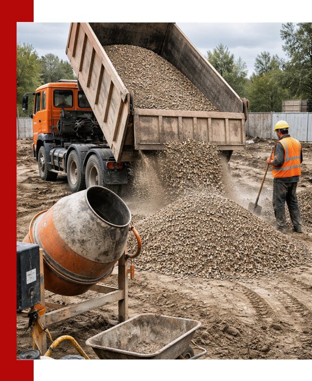 Опгс для бетона с доставкой самосвалом в Новокубанске от производителя