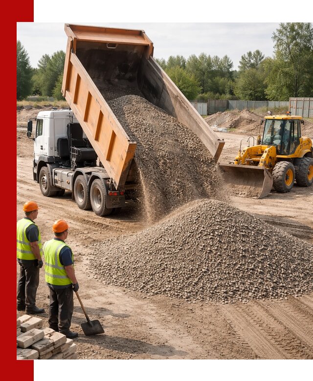 Доставка щебёночно-песчаной смеси ЩПС С7 в Новокубанске