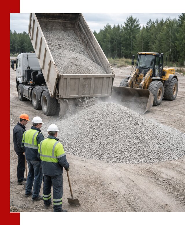 Известняковый отсев 0-5 доставка в Новокубанске быстро и выгодно
