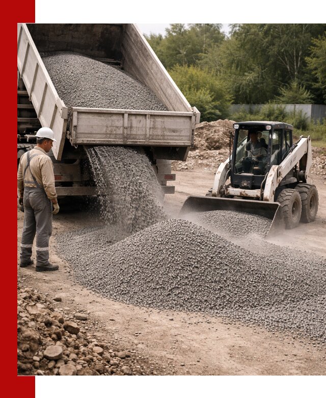 Доставка гравийного отсева 0-5 в Новокубанске оптом и в розницу