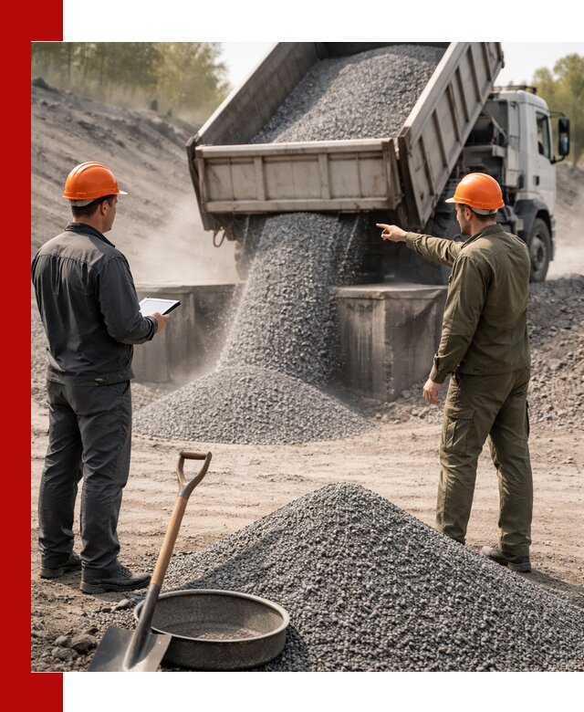 Гранитная крошка фракция 2-5 доставка в Новокубанске