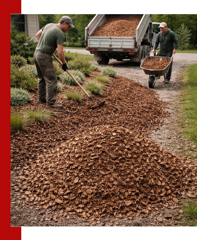 Крошка для мульчирования с доставкой в Новокубанске