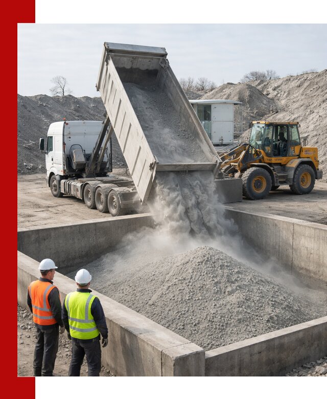 Доставка цемента навалом в Новокубанске крупными партиями