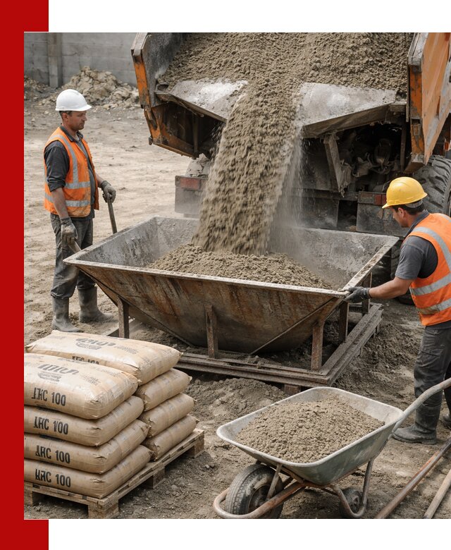 Доставка цементно-песчаной смеси М100 в Новокубанске