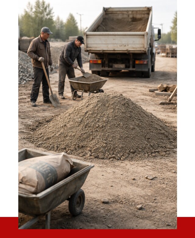 Цементно-песчаная смесь М150 в Новокубанске от 4887 р. | ПРОНЕРУДНкб