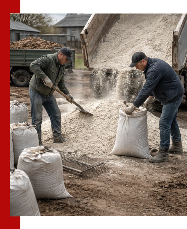 Доставка извести пушонки в Новокубанске оптом и мелким оптом