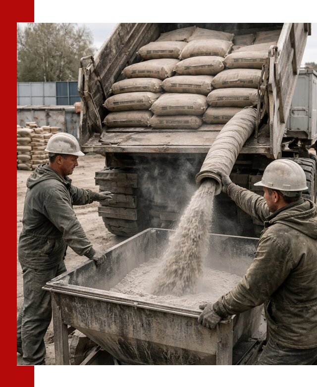 Доставка цемента М400 в Новокубанске оптом и в розницу