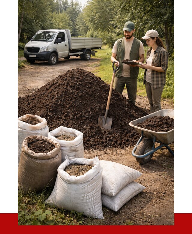 Купить грунт с доставкой в Новокубанске от 4679 р. за м3 | ПРОНЕРУДНкб